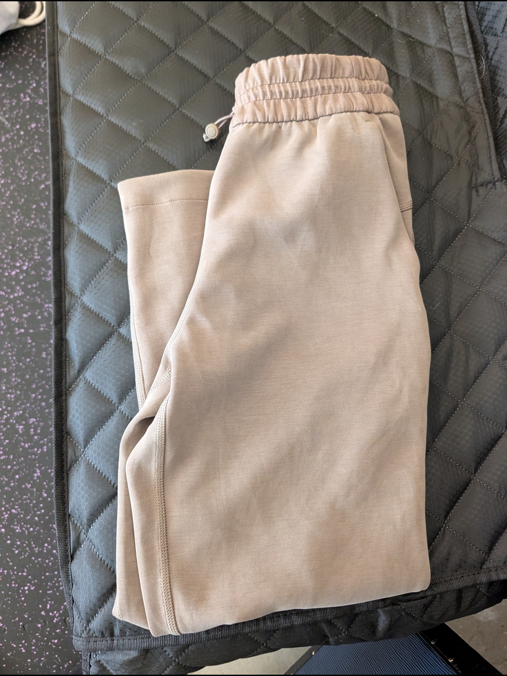 lululemon athletica taupe high-waist leggings